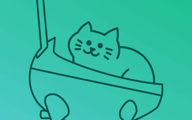 Illustration für die neue Blue-Cat-Werbelinie