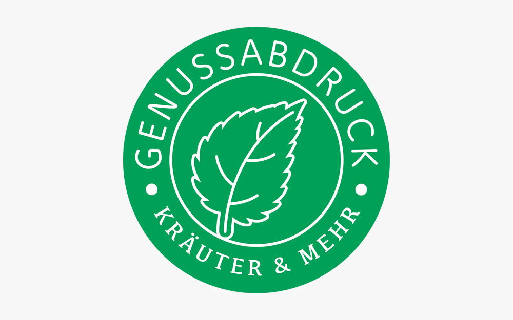 Logo-Design für das Start-up Genussabdruck