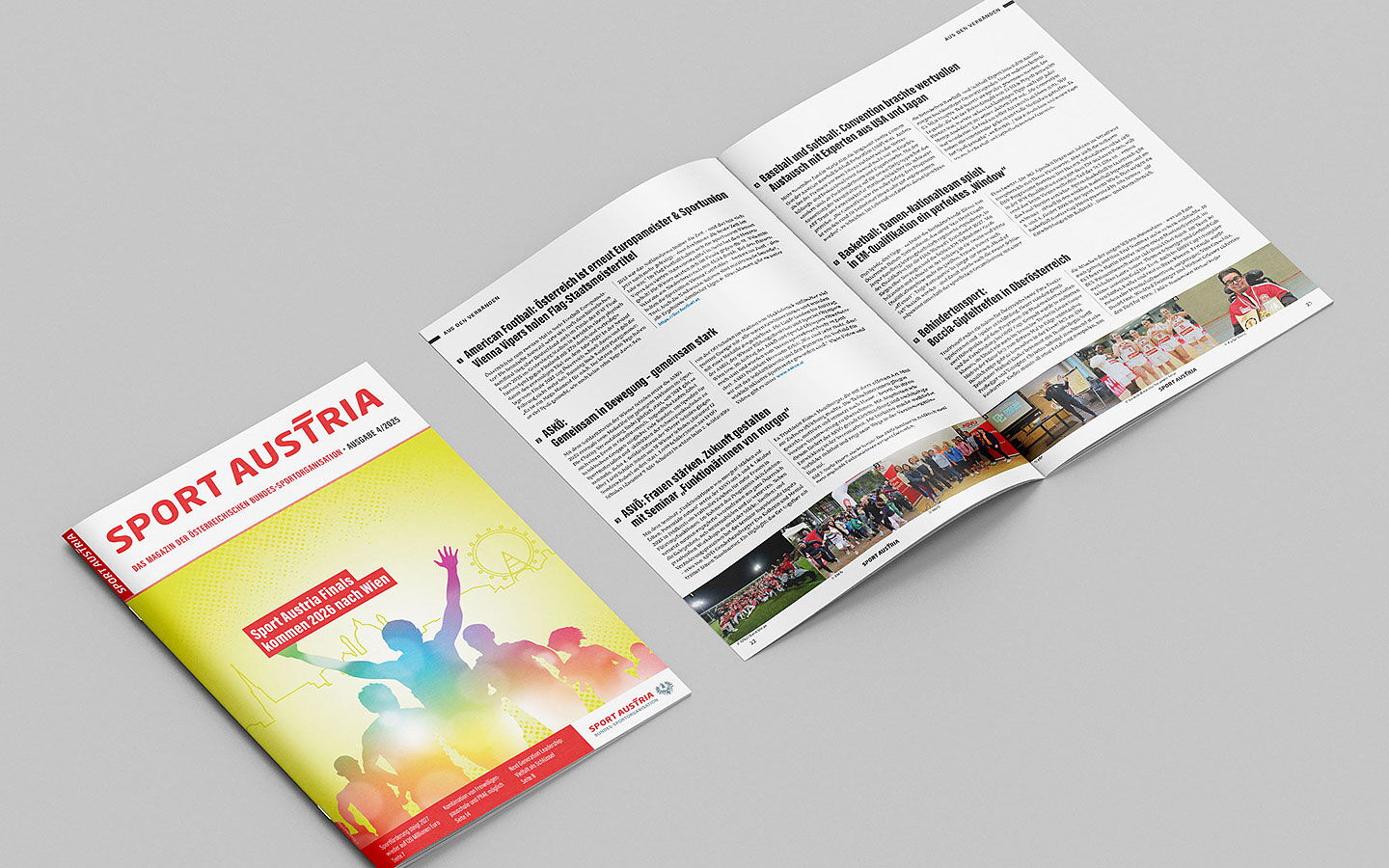Die letzte Ausgabe des Sport Austria-Magazins mit Berichten von 41 Sportverbänden.