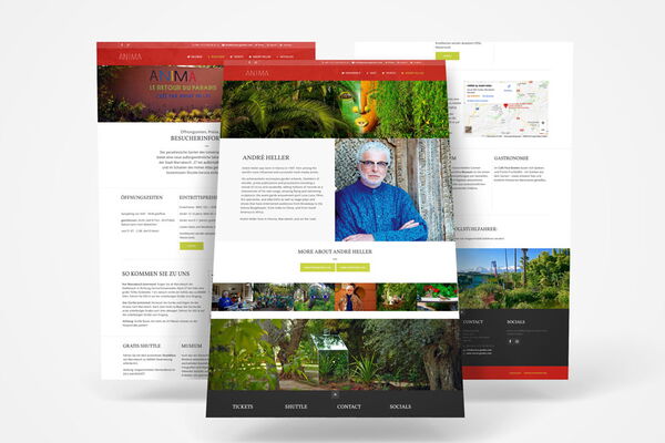 Planung, Design und Umsetzung der ANIMA-Website mit Ticketshop