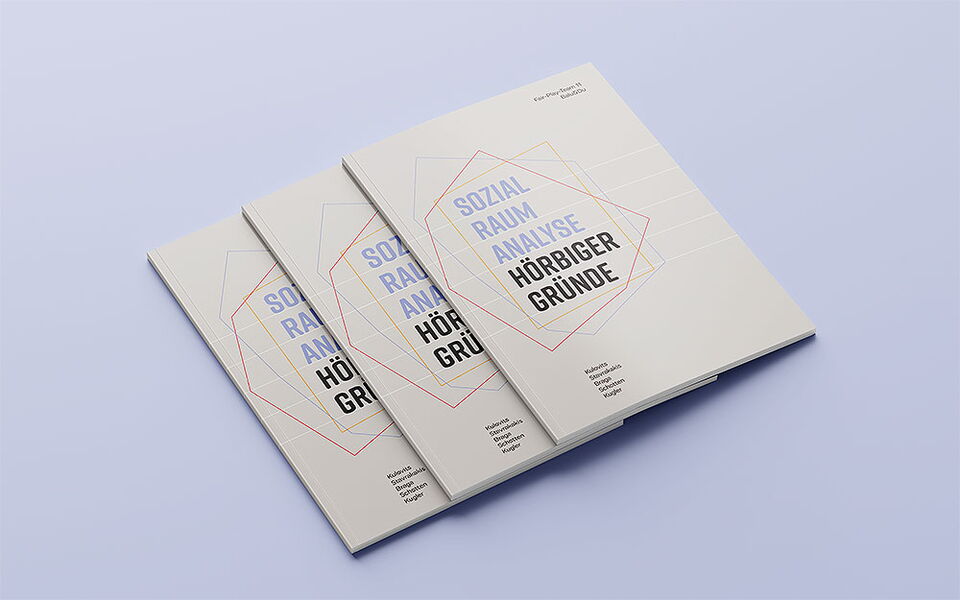 Editorial Design: Titelseite der Sozialraumanalyse