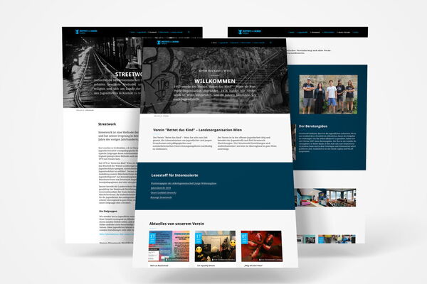 Die neue Website von Rettet das Kind – Landesverband Wien