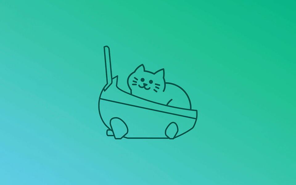 Illustration für die neue Blue-Cat-Werbelinie