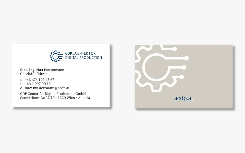 Anwendung des neuen CDP-Logos