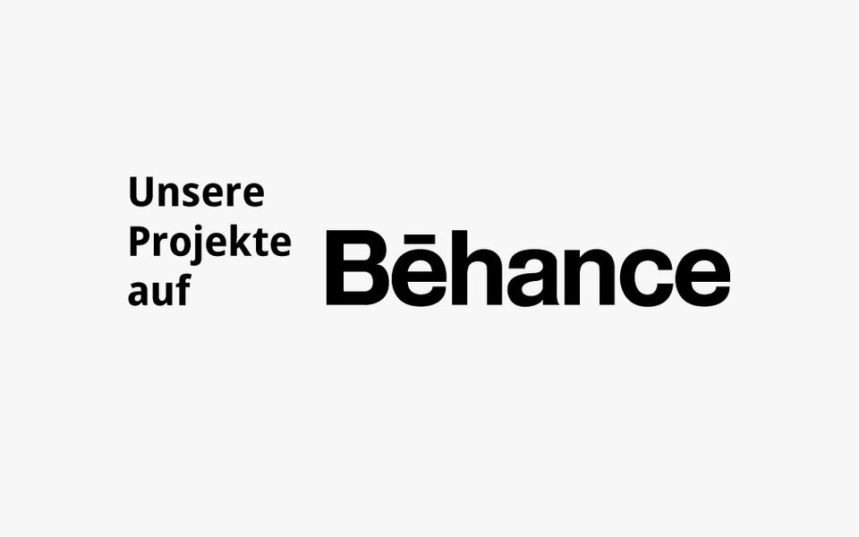 Unsere Projekte auf Behance