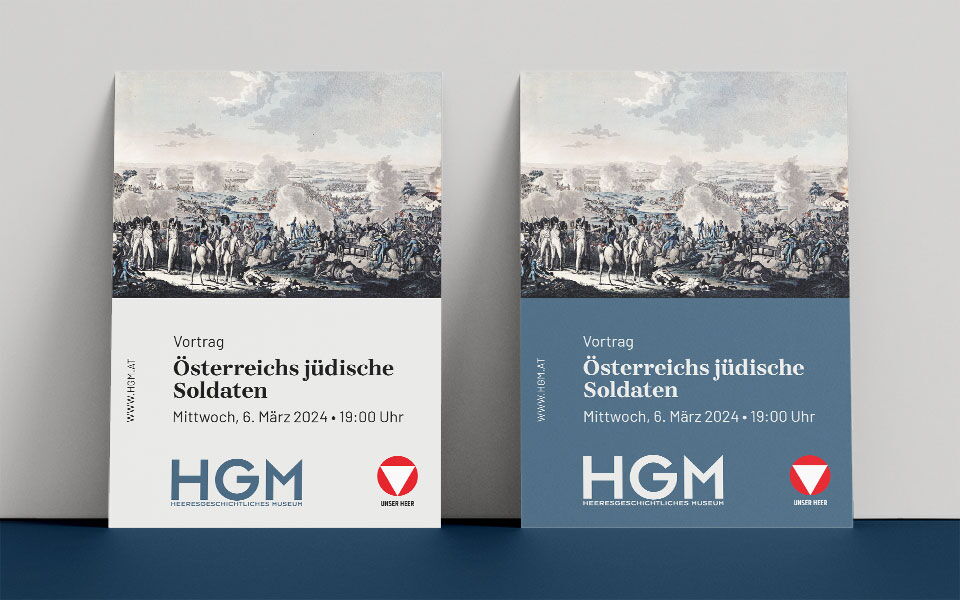 Die neuen Flyer für das HGM